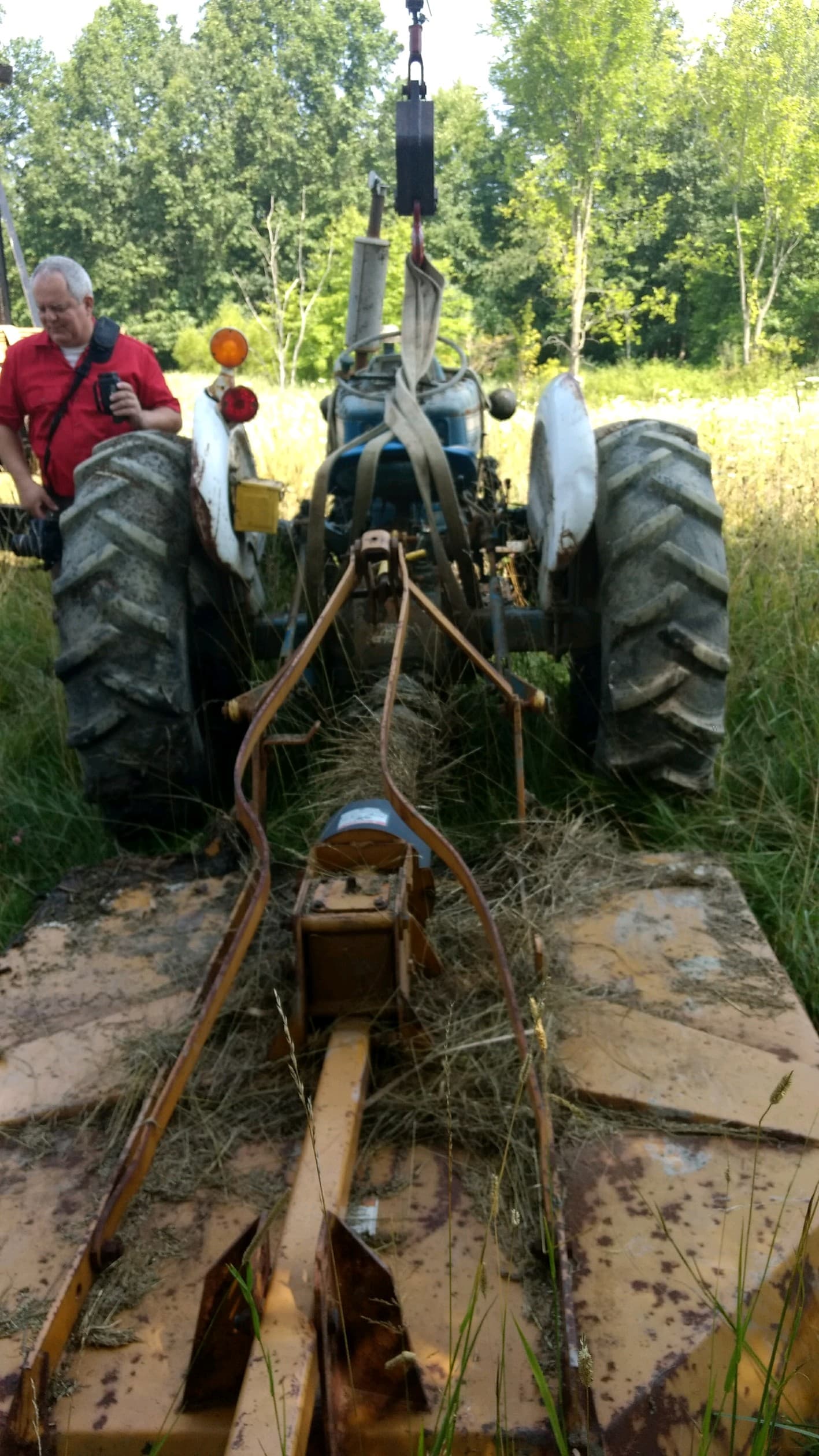 The Pullin family's Ford farm tractor